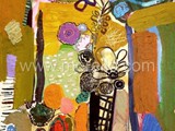 spanish-painting-contemporary-modern.merello.florero-amazonia-92x73-cmmixtatabla-